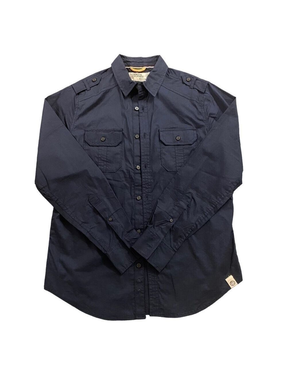 Free Planet Long Sleeve button down shirt